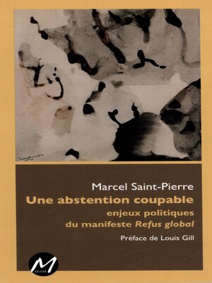 cover image of Une abstention coupable